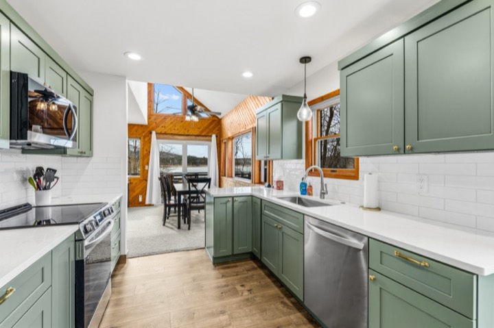 Custom home interior by Nicholson Construction