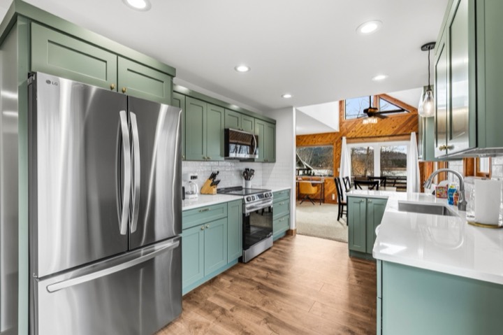 Custom home interior by Nicholson Construction