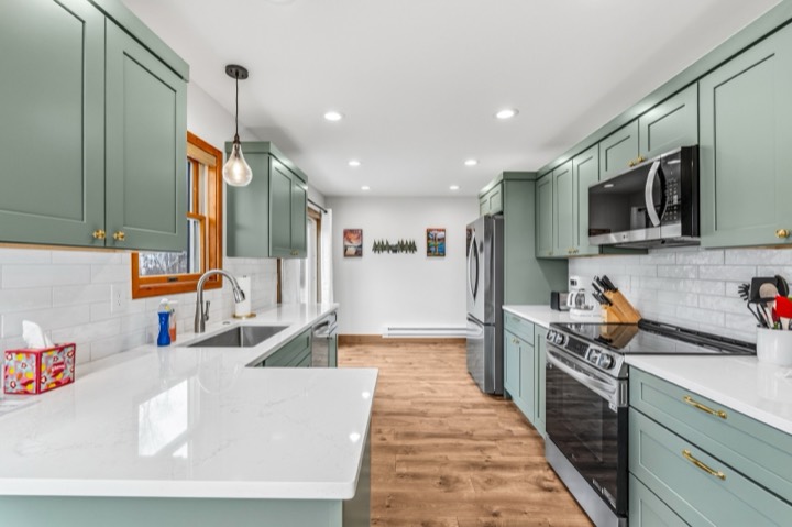 Custom home interior by Nicholson Construction