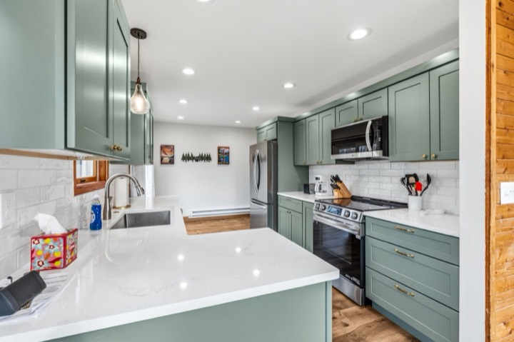 Custom home interior by Nicholson Construction
