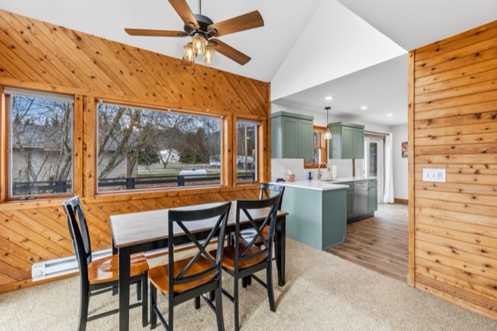 Custom home interior by Nicholson Construction