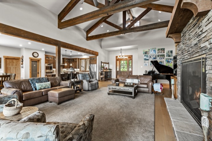 Custom home interior by Nicholson Construction