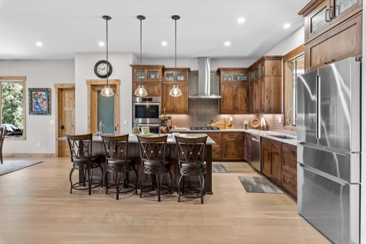 Custom home interior by Nicholson Construction