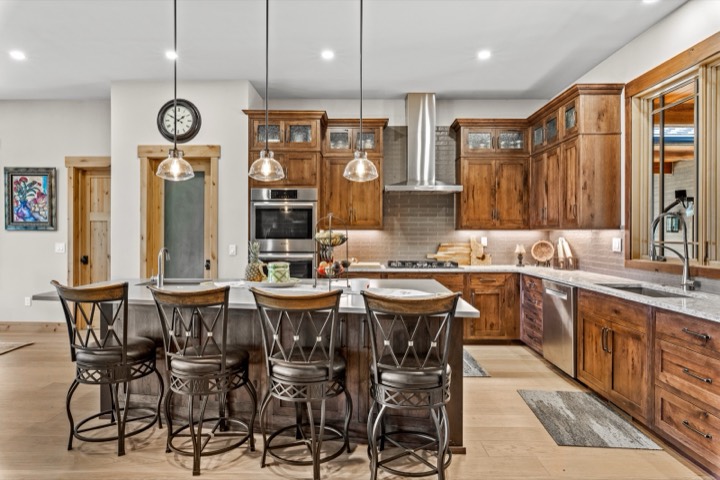 Custom home interior by Nicholson Construction