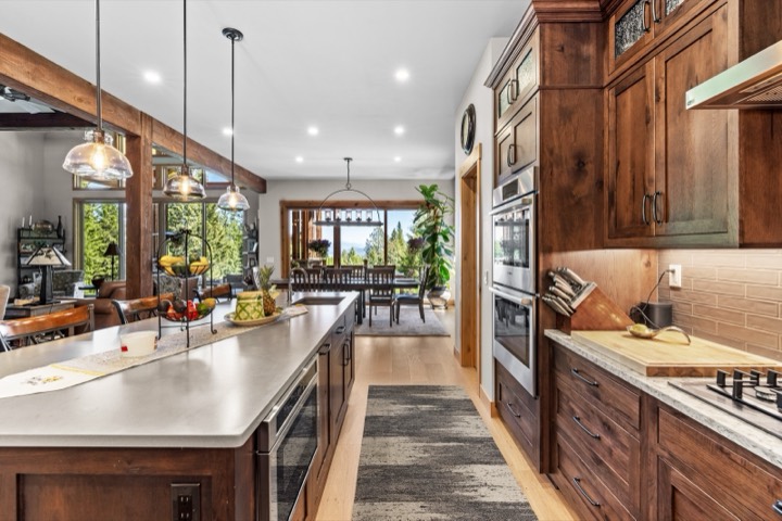 Custom home interior by Nicholson Construction
